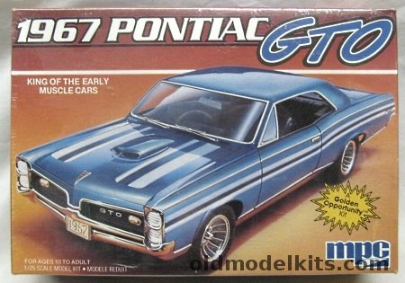 MPC 1967 Pontiac GTO 2 Door Hardtop, 1-0730 plastic model kit